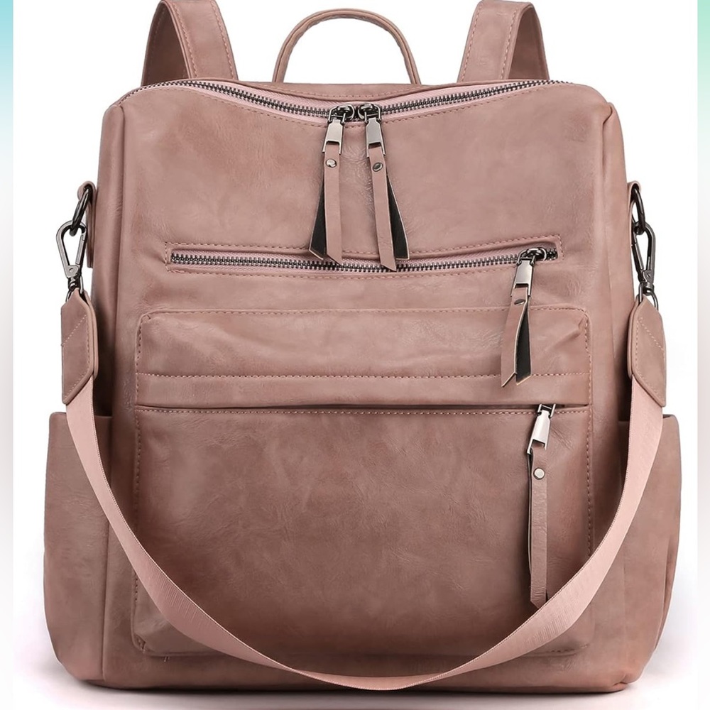 🌸 Women's Fashion Backpack Purse / Multipurpose Convertible Satchel NEW